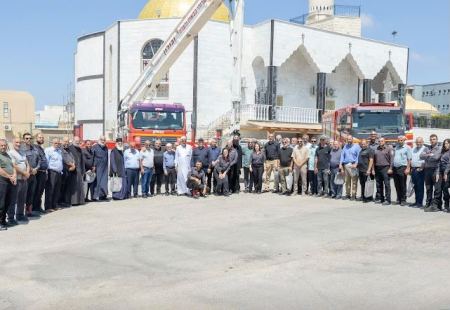 لقاء رجال الدين مع ممثلي سلطة الاطفاء والانقاذ 